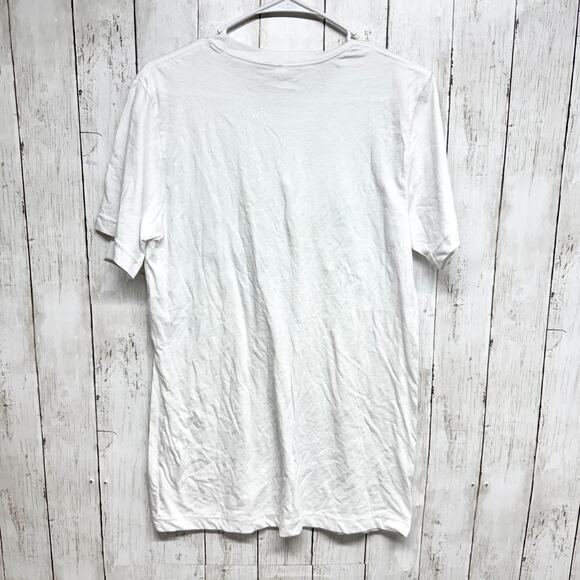 Poshfest Custom Top Unisex Medium White Graphic Short Sleeve Shirt Poshfest 2022 - Picture 6 of 6